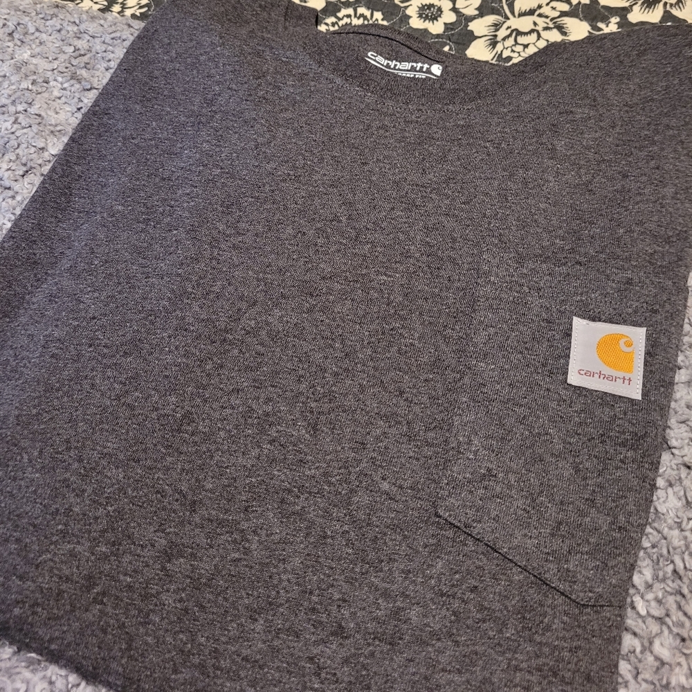 Carhartt Men's Tshirt XLarge  Dark Grey